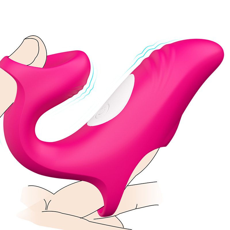 Vibrador conejo de dedo de Silicona