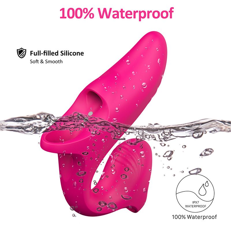 Vibrador conejo de dedo de Silicona