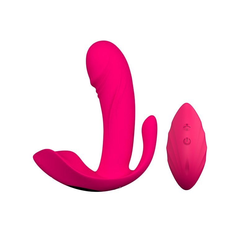 Vibrador conejo inalámbrico con control remoto – Morado o rojo rosa