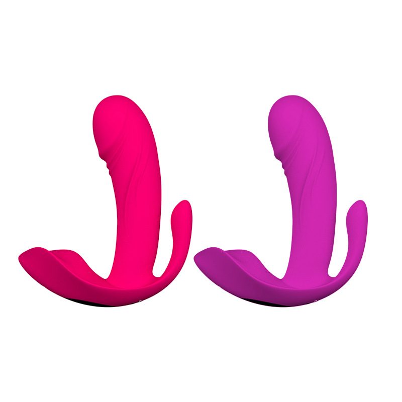 Vibrador conejo inalámbrico con control remoto – Morado o rojo rosa