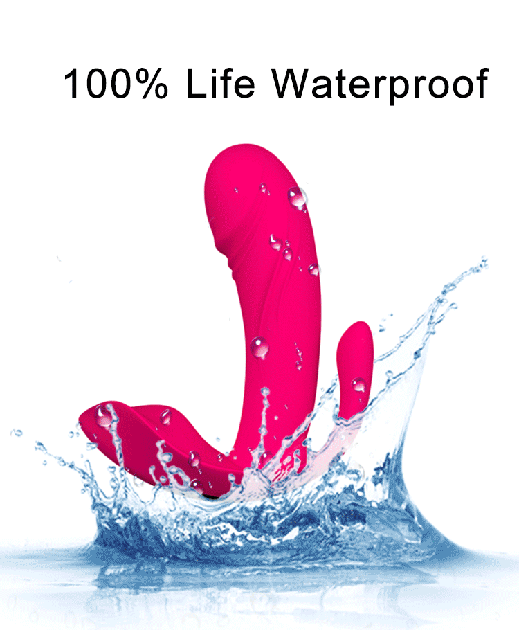Vibrador conejo inalámbrico con control remoto – Morado o rojo rosa