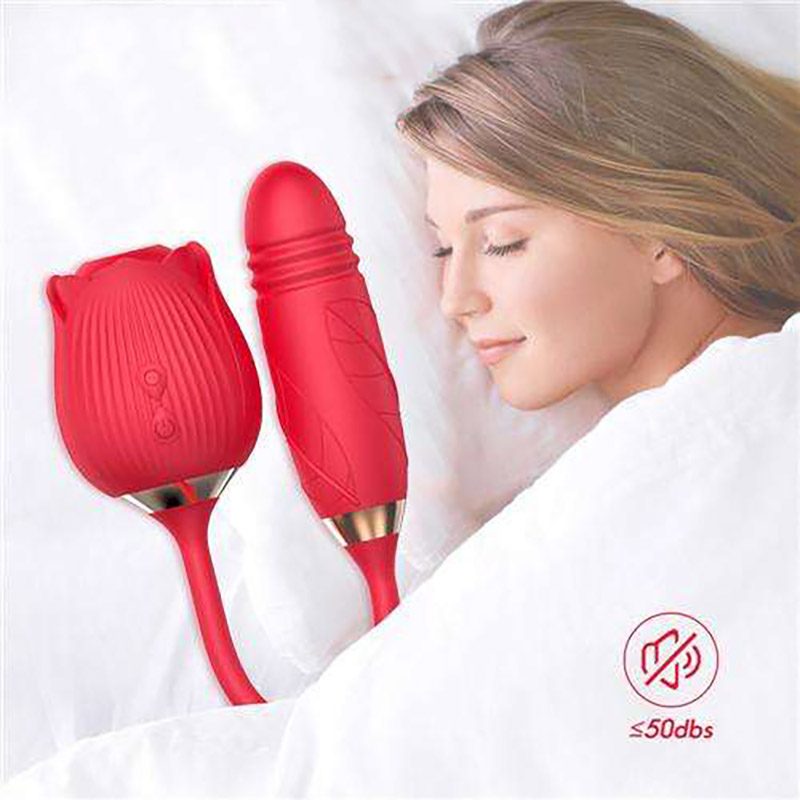 Tongue Licking Rose Vibrator Nipple