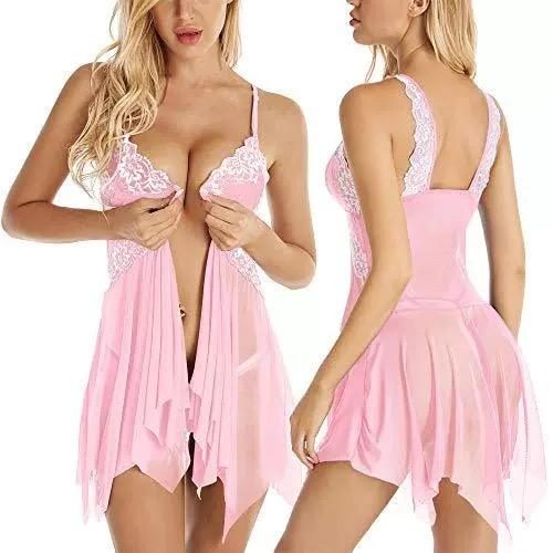 Pink Underwear Lingerie Set