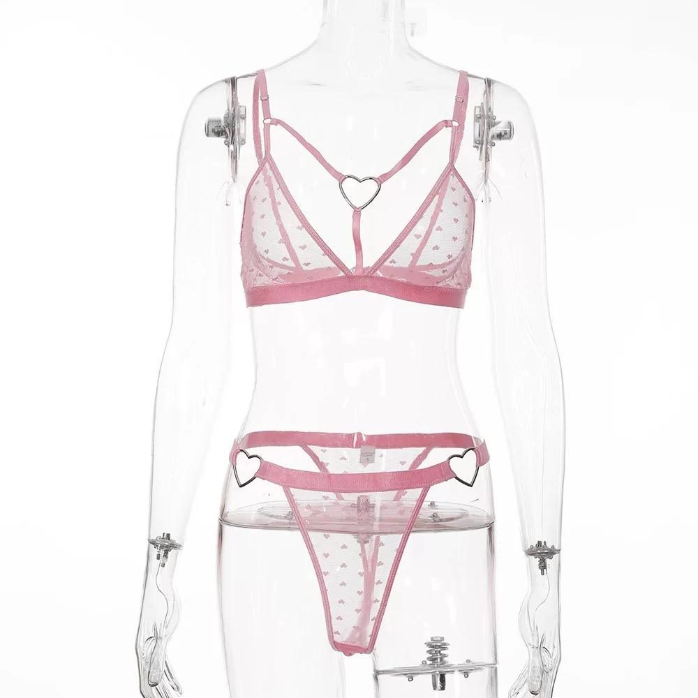Clear Lingerie Set Underwear
