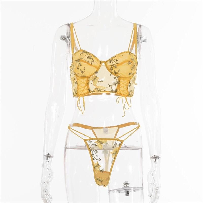 Butterfly Underwear Lingerie Set