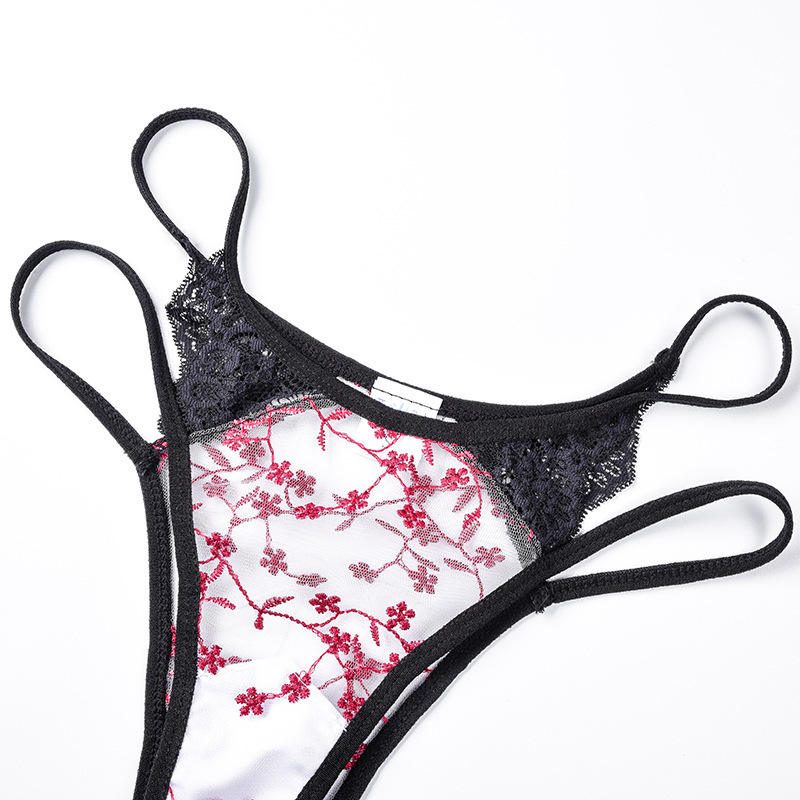 Bra Floral Lingerie Set Lace