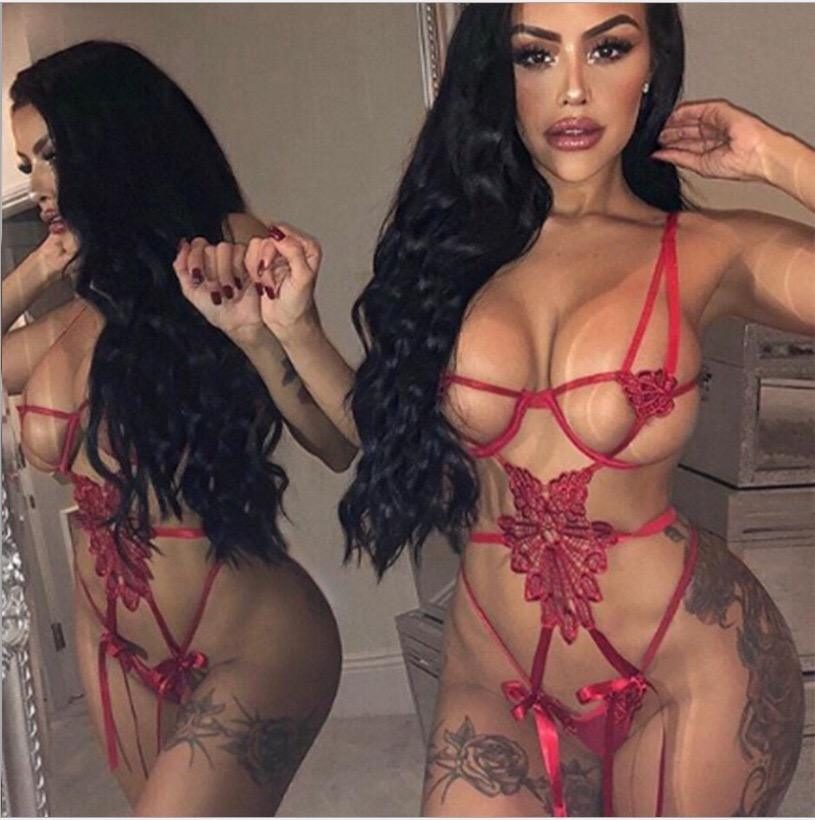 Lace Underwear Lingerie Set in Polyester