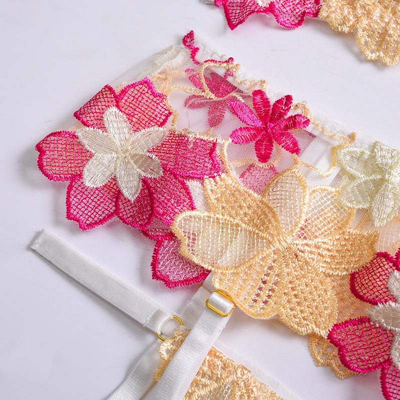 Floral Underwear Lingerie Set No.3044