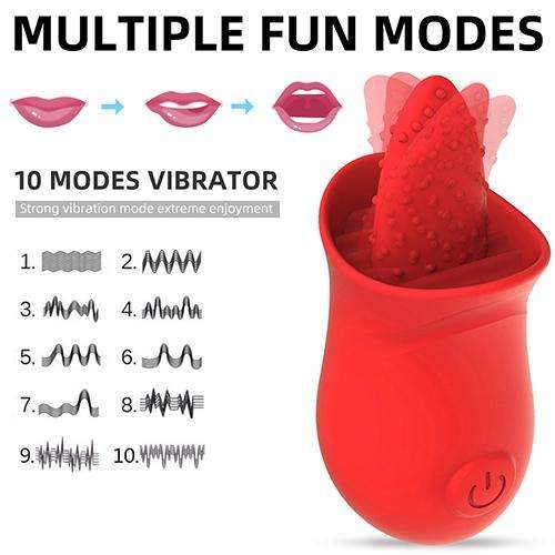 Purple Clitoral Rose Vibrator