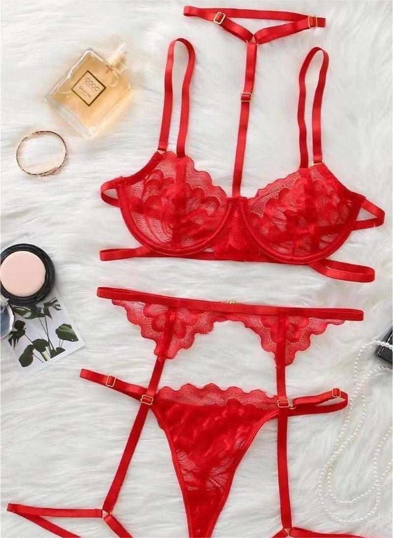 Conjunto de lencería de encaje