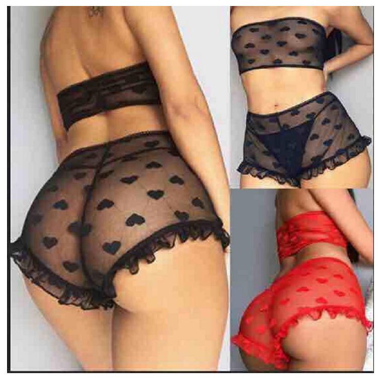 Clear Lace Lingerie Set Underwear – Photo