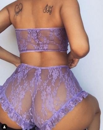 Clear Lace Lingerie Set Underwear – Photo