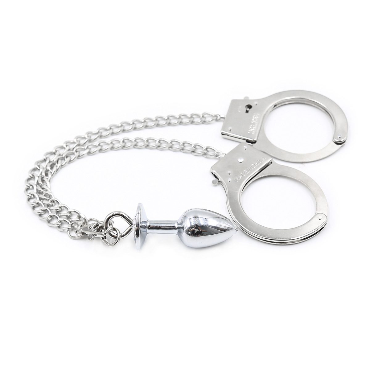 Bondage Metal Strap-on Kit Handcuffs