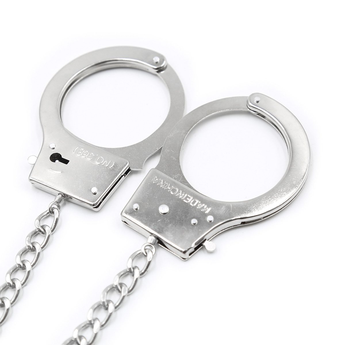 Bondage Metal Strap-on Kit Handcuffs