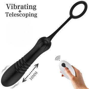 Vibrador Clássico com Controlo Remoto sem Fios em Silicone & ABS