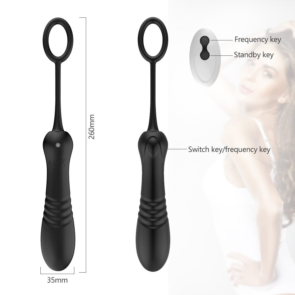 Wireless Remote Control Classic Vibrator in Silicone & ABS
