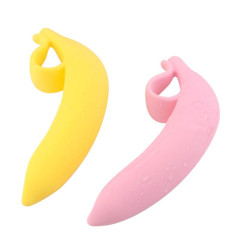 Silicone Dildo – Yellow or Pink