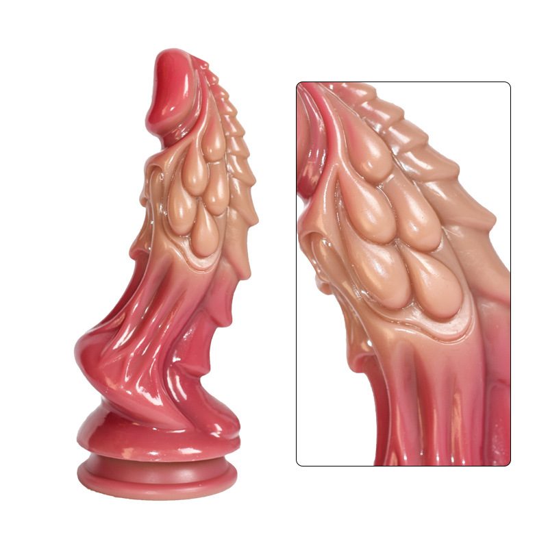 Textured Silicone Dildo Shaped