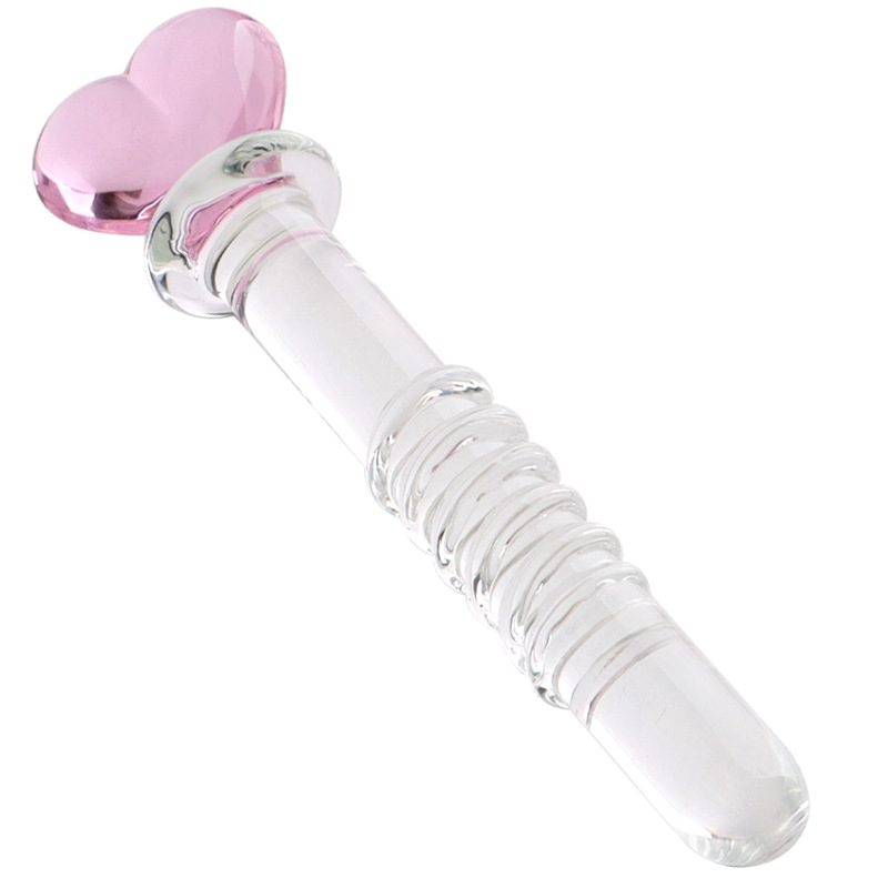Sex Toy Anale in Vetro Cristallo (20 × 2.4 cm)