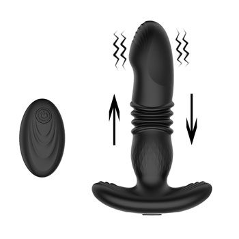 Wireless Remote Control Classic Vibrator – Black