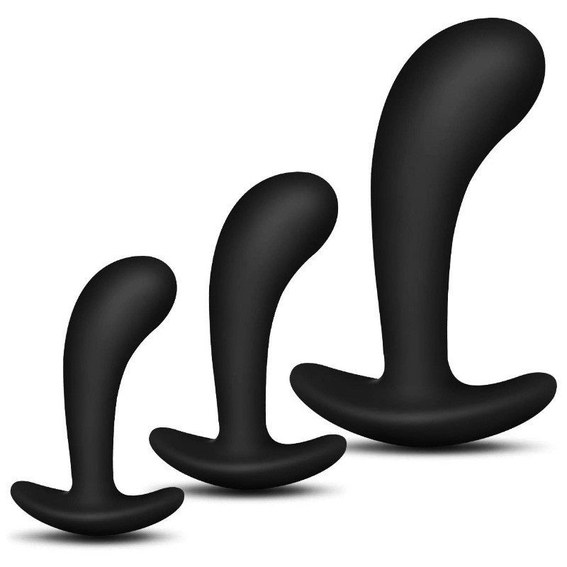 Silicone Anal Bead Set in PVC