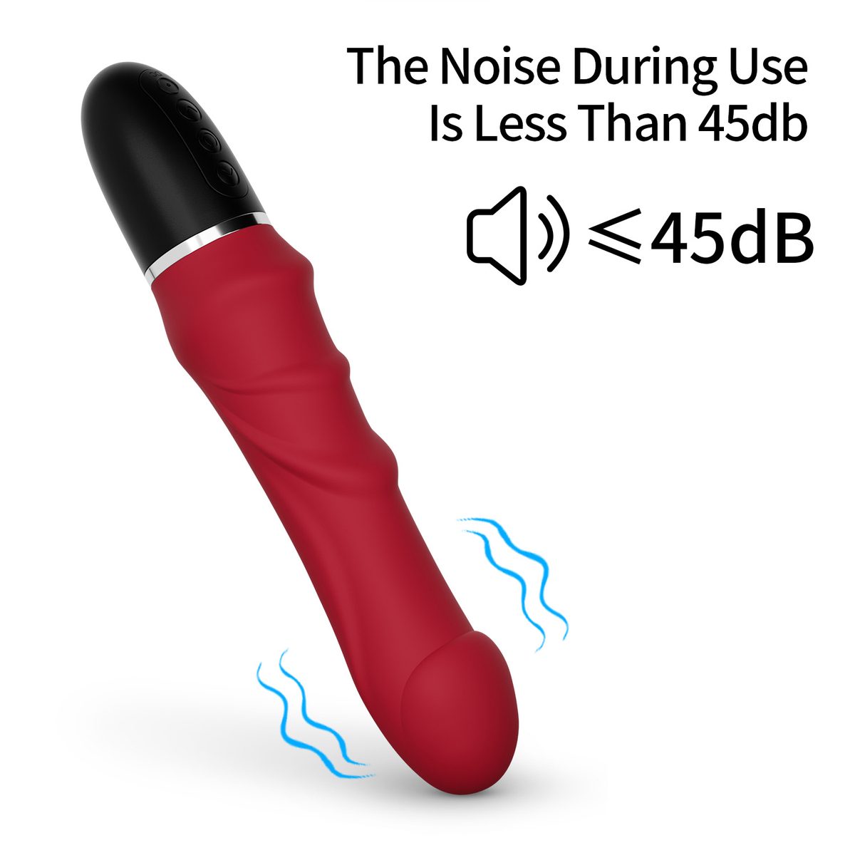 Rechargeable Massage Classic Vibrator in Silicone & ABS