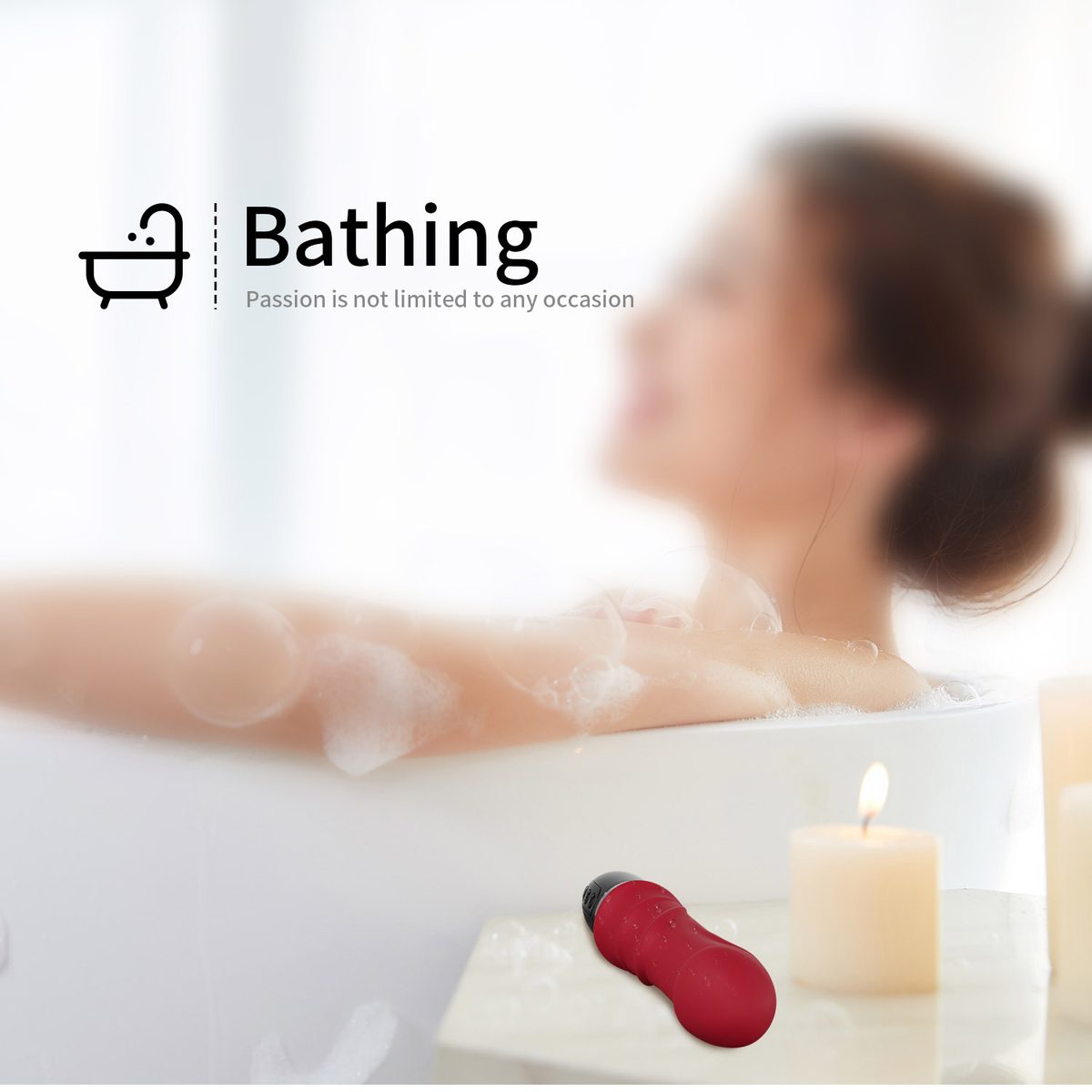Rechargeable Massage Classic Vibrator in Silicone & ABS