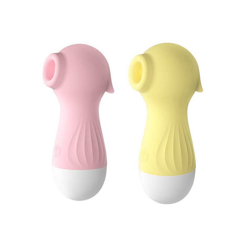 Vibrador conejo con ventosa y masaje de Silicona & ABS