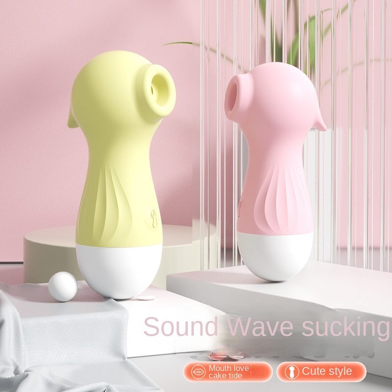 Suction Massage Rabbit Vibrator in Silicone & ABS