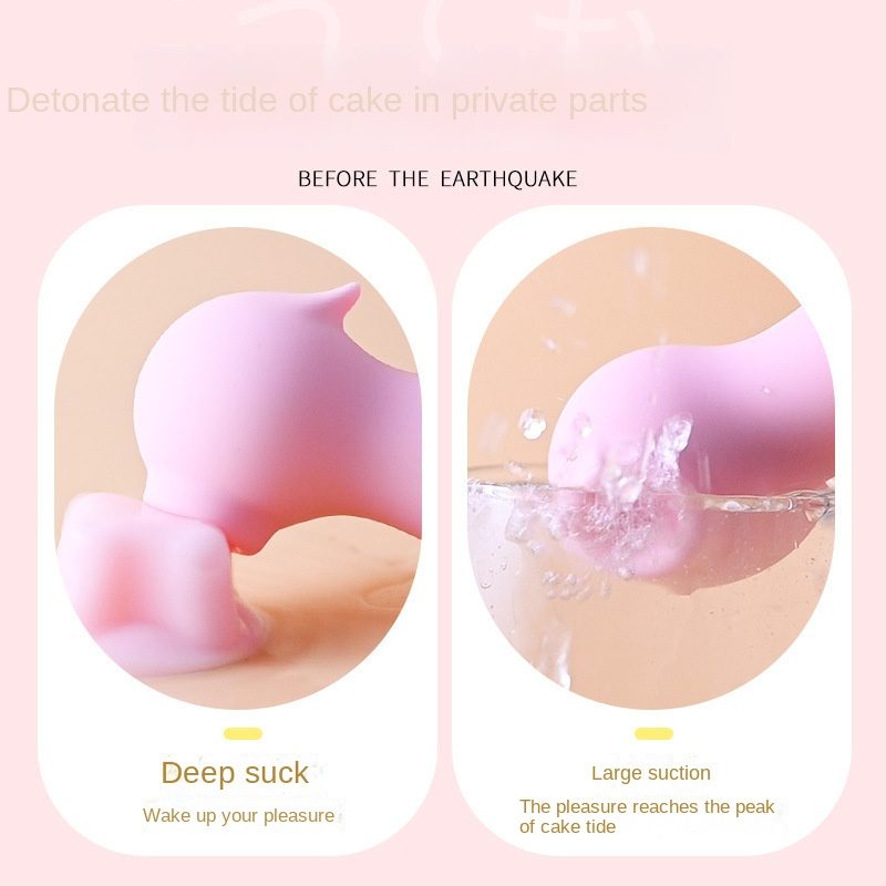 Suction Massage Rabbit Vibrator in Silicone & ABS