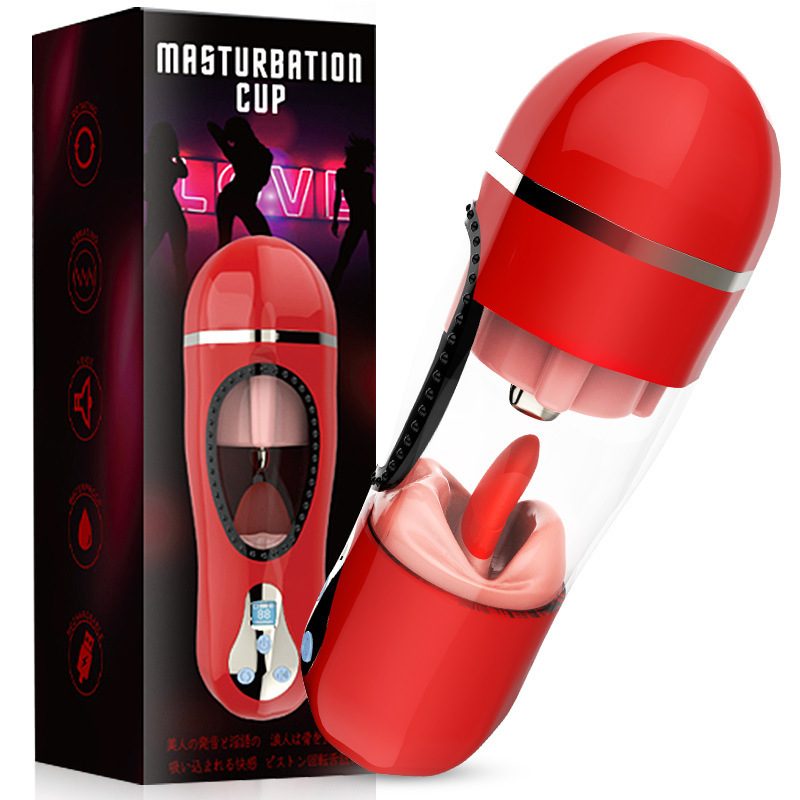 Tongue-Licking Cup Masturbator