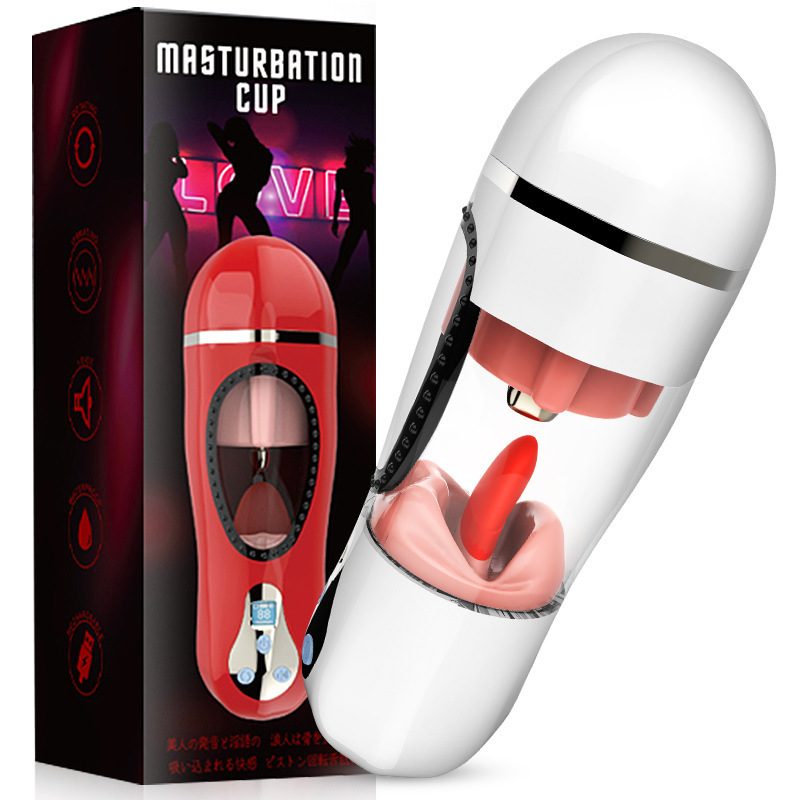 Tongue-Licking Cup Masturbator