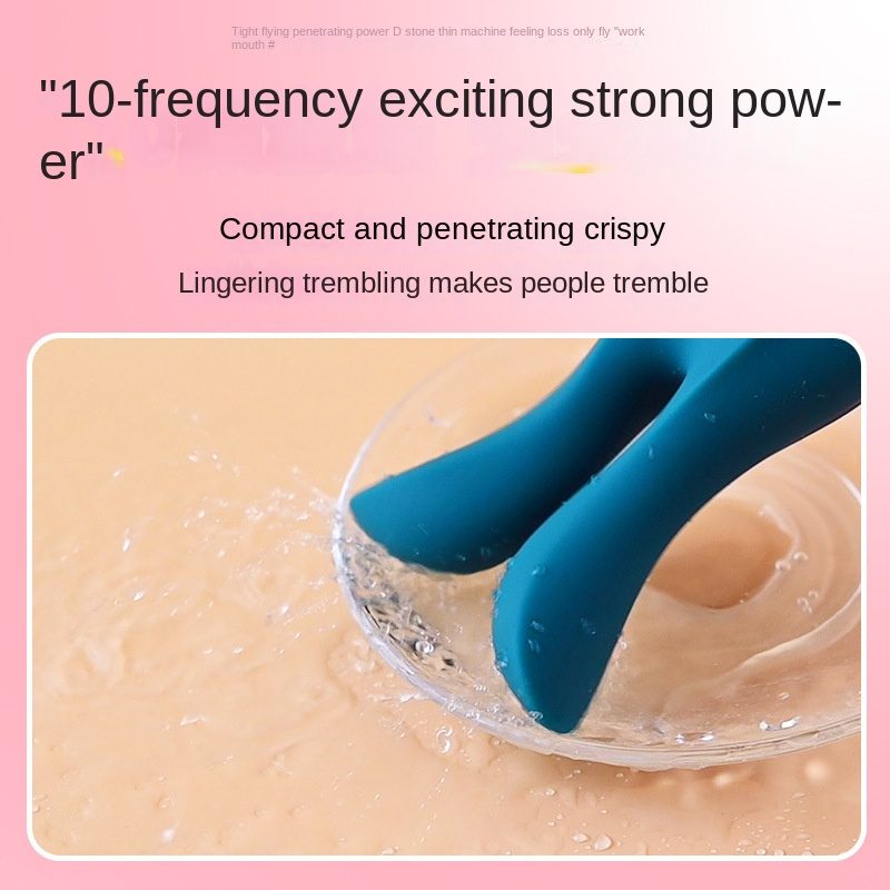Vibrating Rabbit Vibrator in Silicone & ABS