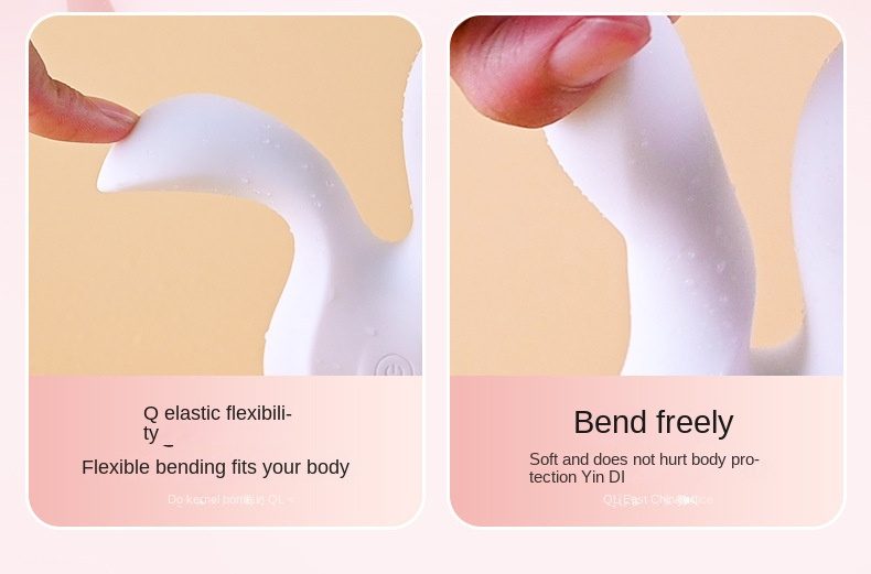 Vibrating Rabbit Vibrator in Silicone & ABS