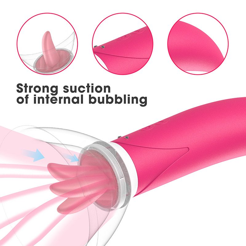Suction Tongue G-spot Vibrator