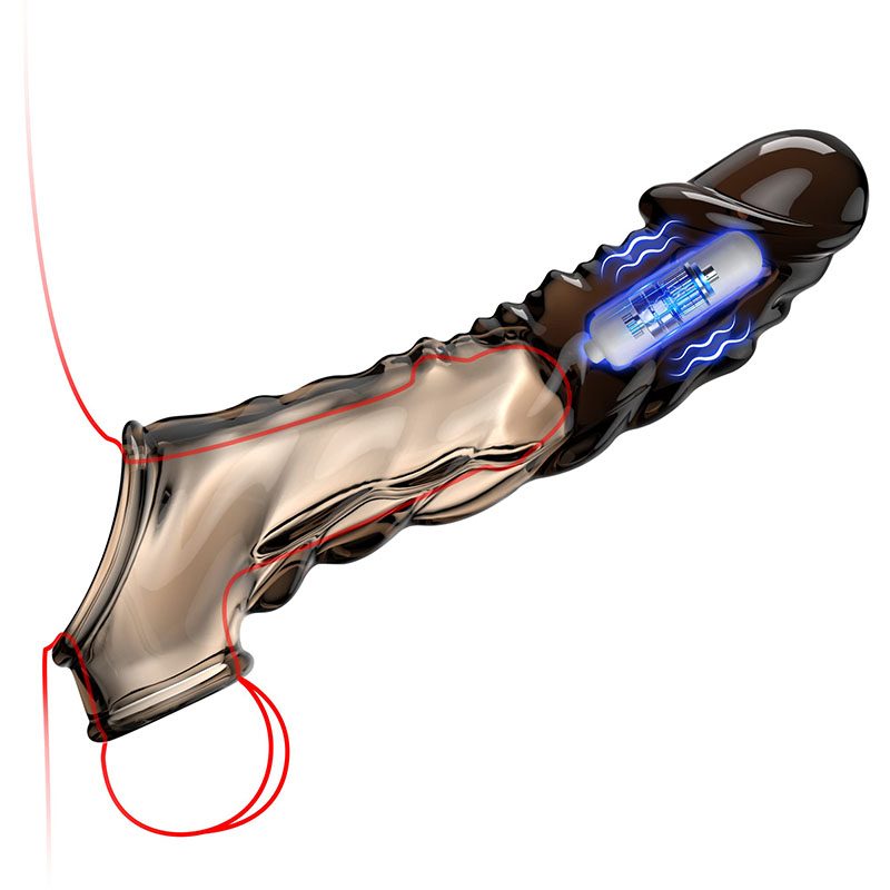 Crystal Wolf Sleeves Penis Sleeve