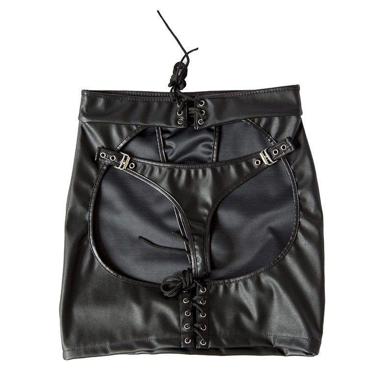 Short Leather Strap-on Kit Lace