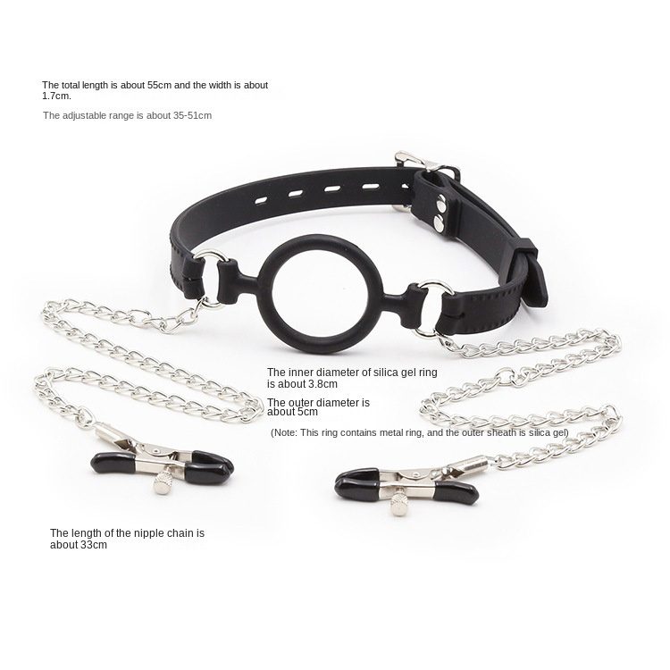 Silicone Mouth Strap-on Kit in PU