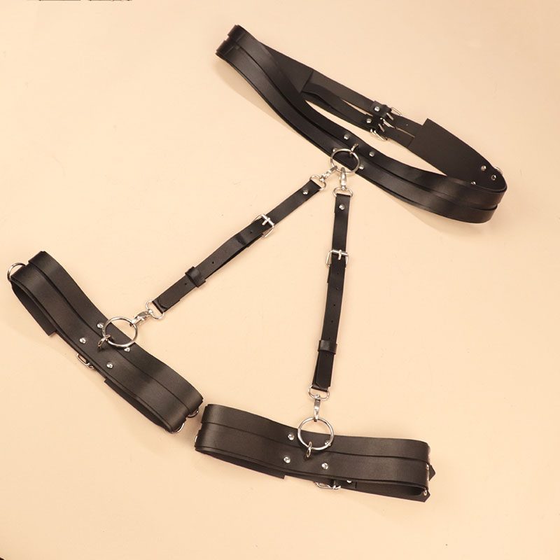 Leather Bondage Strap-on Kit Wearable