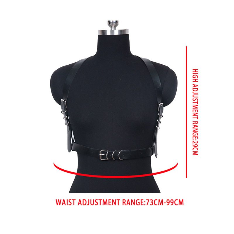 Leather Bondage Strap-on Kit Wearable in PU