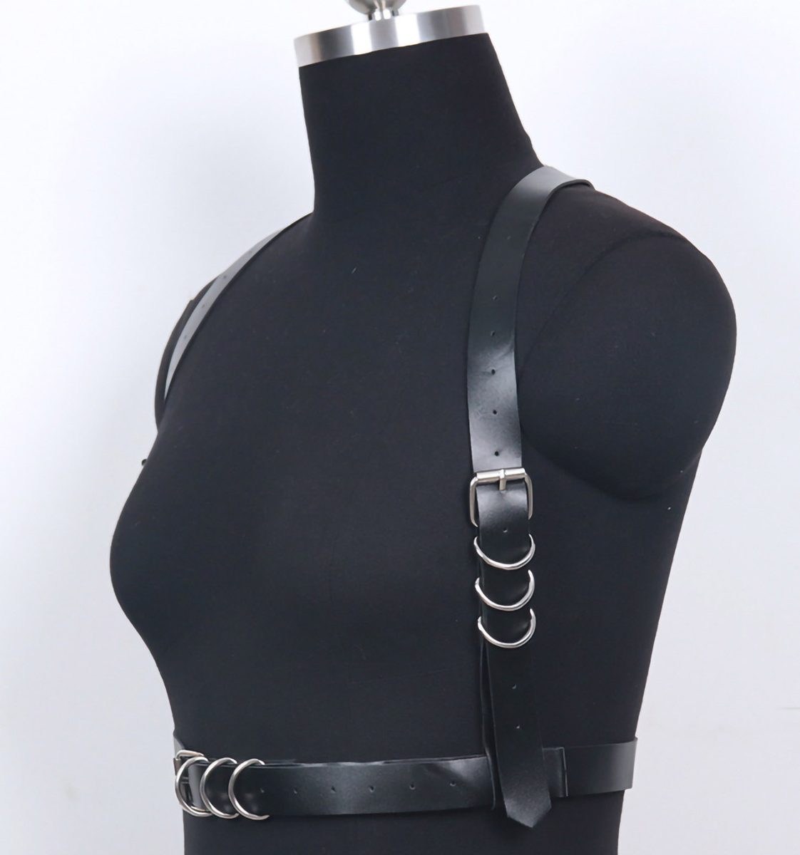 Leather Bondage Strap-on Kit Wearable in PU
