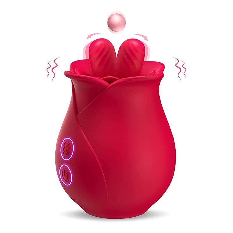 Clitoral Nipple G-spot Vibrator Tongue