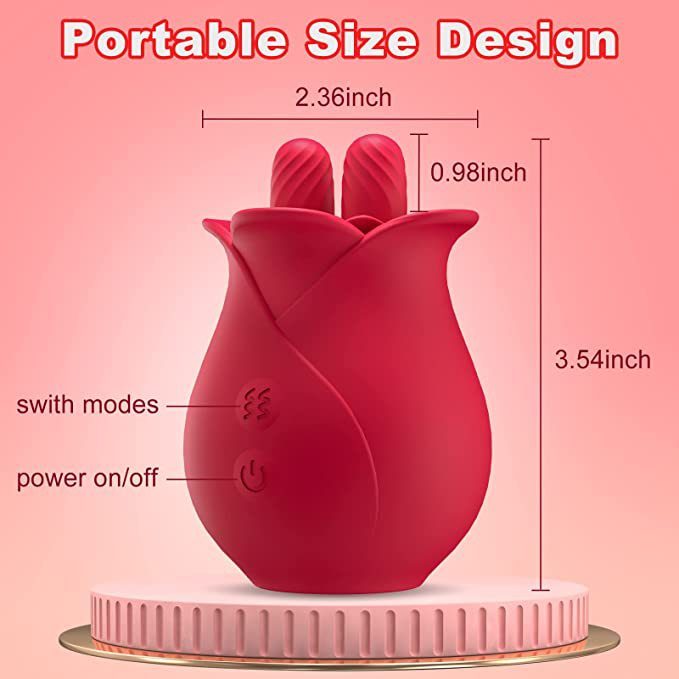 Clitoral Nipple G-spot Vibrator Tongue
