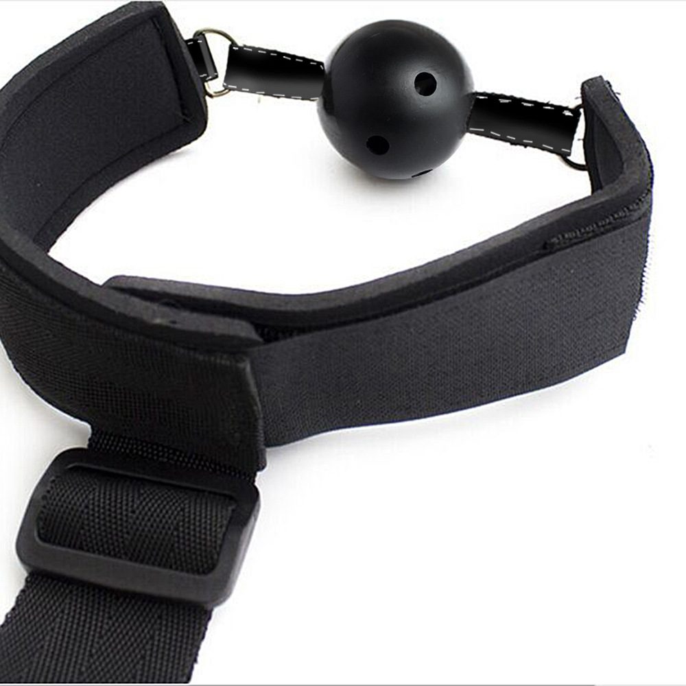 Bondage Leather Strap-on Kit Mouth