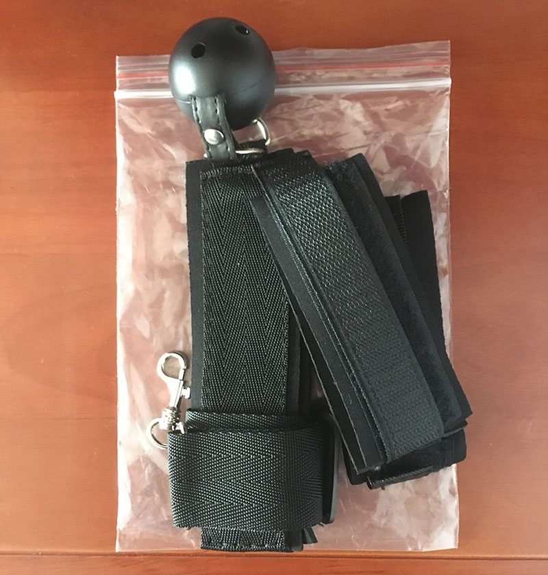 Bondage Leather Strap-on Kit Mouth