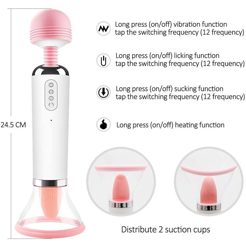 Suction Tongue Classic Vibrator Licking