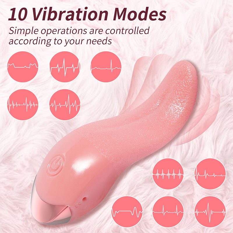 Tongue Massage G-spot Vibrator