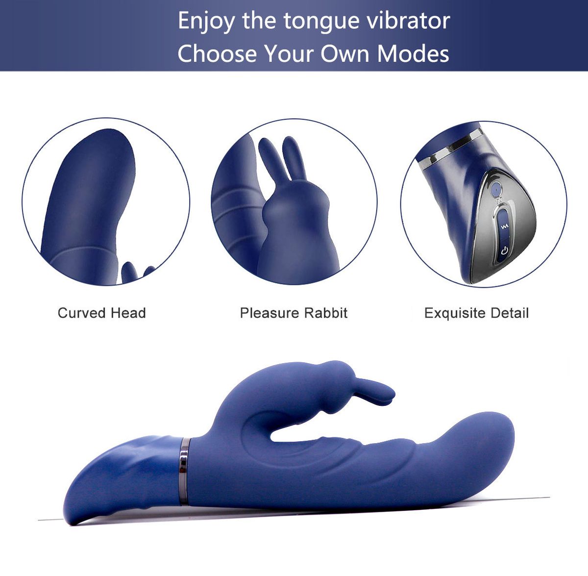 Massage Classic Vibrator – Blue