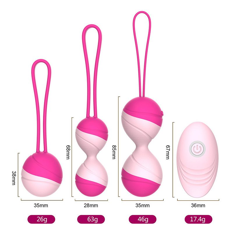 Vibrating Egg in Silicone & ABS, Pink