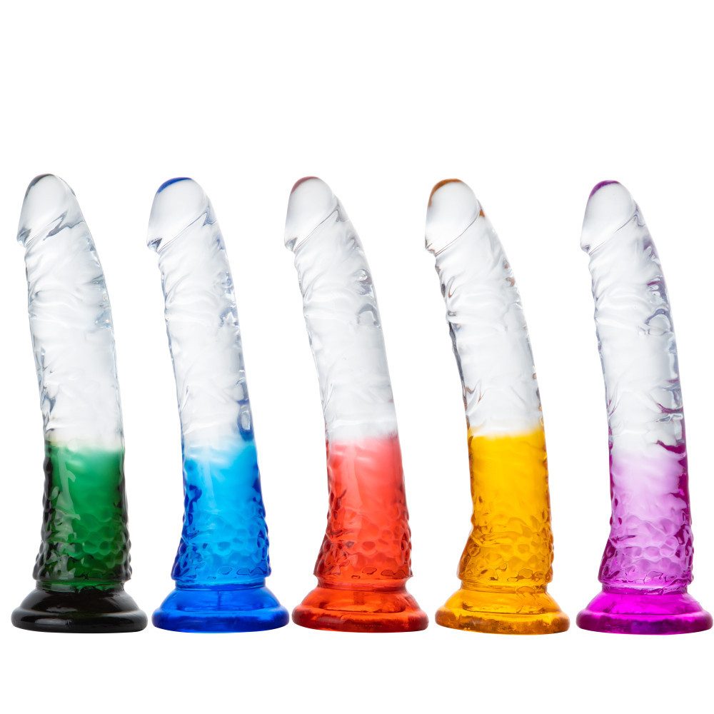 Crystal Clear Dildo in Silicone & ABS